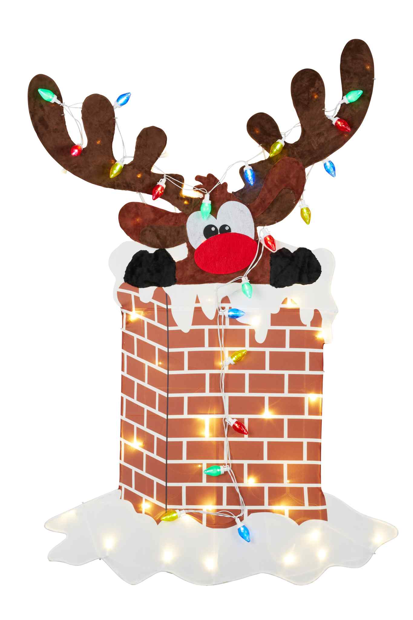 Deer in Chimney 120 cm