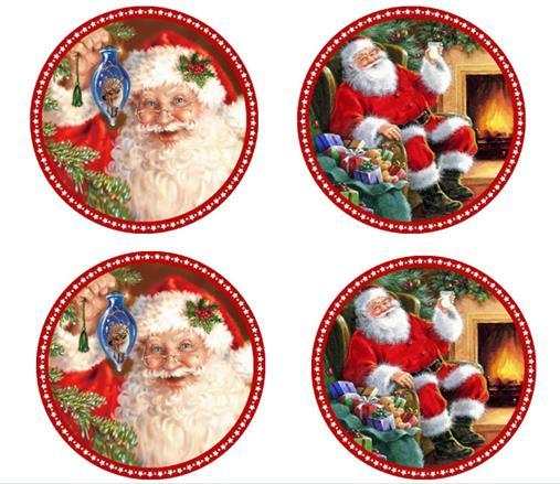 Christmas Coasters Set 4