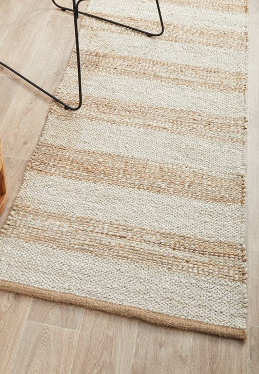 Noosa 555 Nat White Runner 400x80