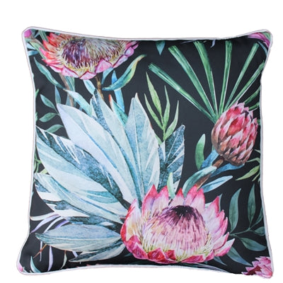 Protea Black 45 x 45 Outdoor Cushion