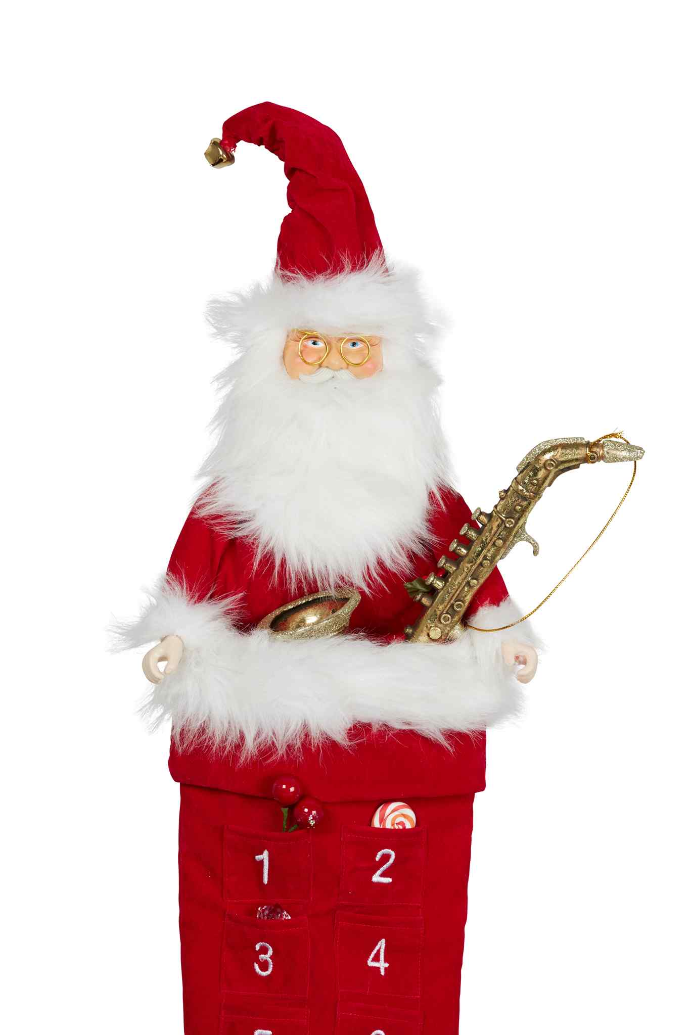 Santa Advent Stocking 100 cm