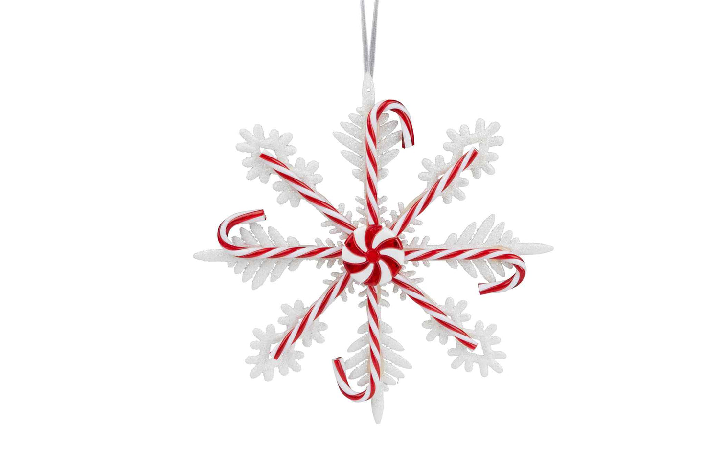 Candy Cane/Snow Hanging Christmas Decor