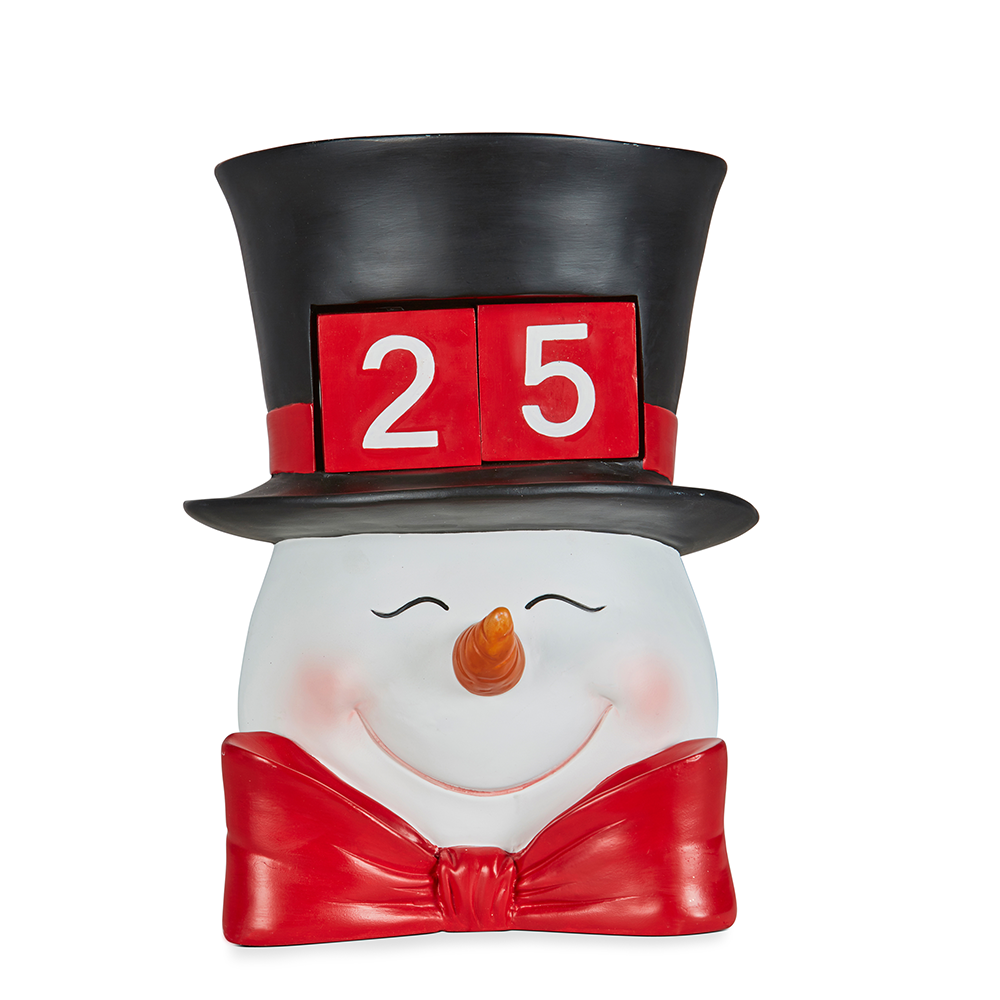 Snowman Head Christmas Calender