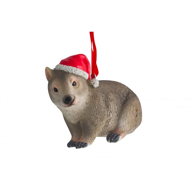 Christmas Wombat 7 cm