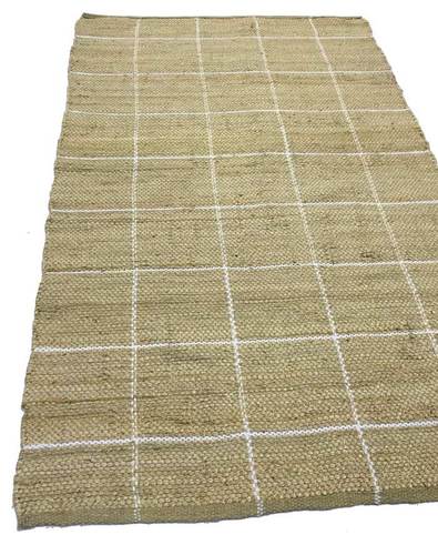 Hemp White Square Rug 160 x 230 cm
