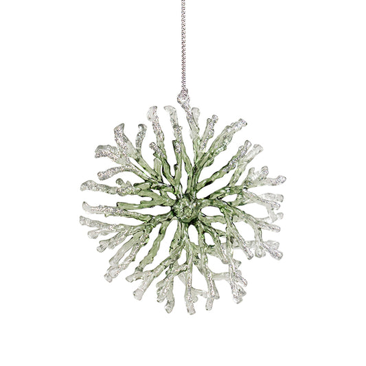 Green Frost Snow Flake