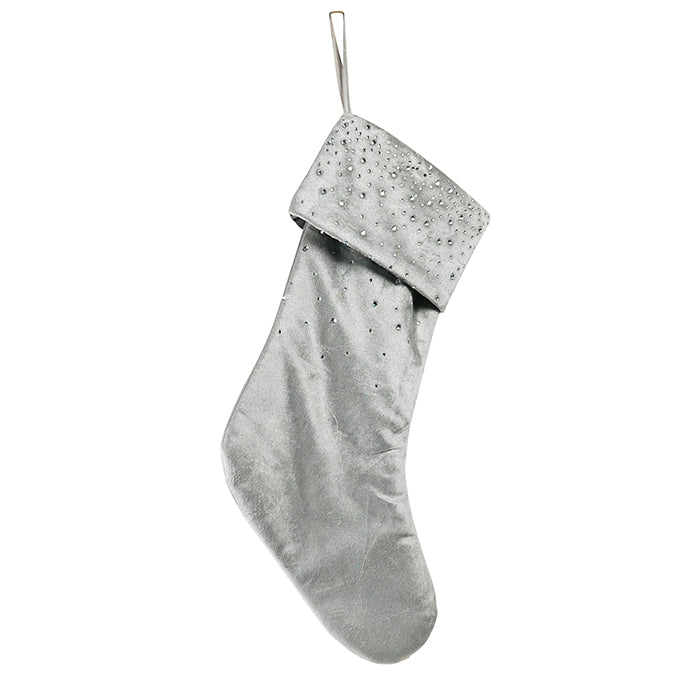 Diamonte Stocking Silver