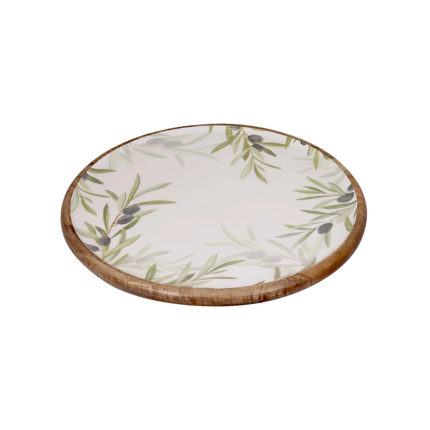 Olive Leaf Round Platter