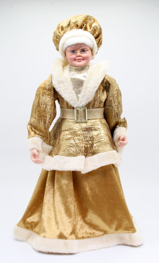 Mrs Claus Gold 60 cm