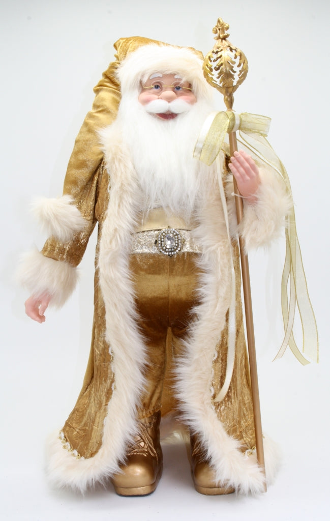 Gold Santa 60 cm