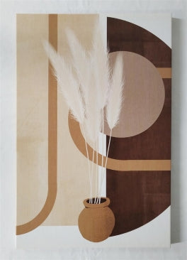 Abstract Pampas Outdoor Canvas