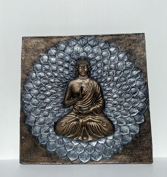 Wall Deco Sitting Buddha Meditasi