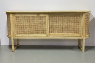 Curved Buffet Rattan 200cm