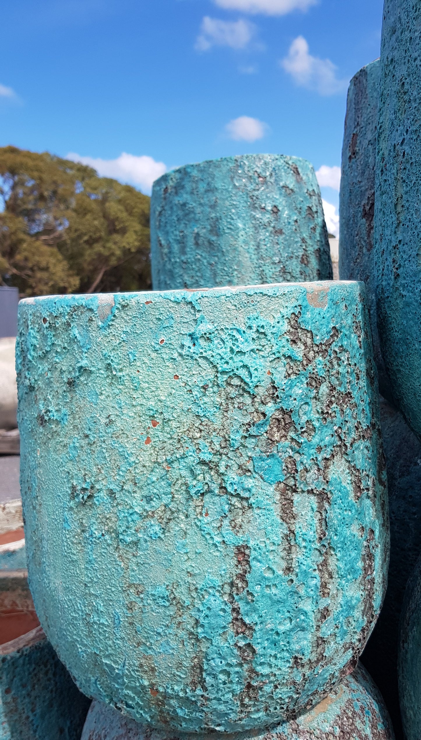 Lava Rock Jam Pot Small Green