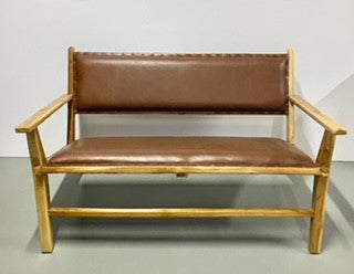 Appen Teak Natural 2 Seater Chair