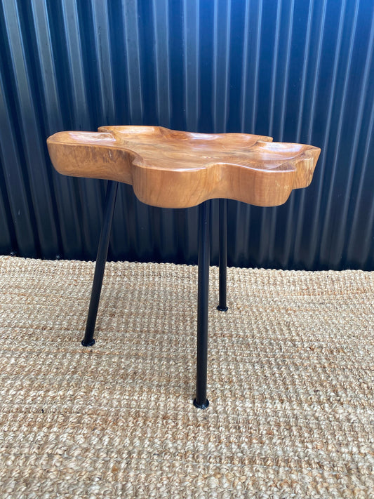 Nieder Teak Side Table 50cm