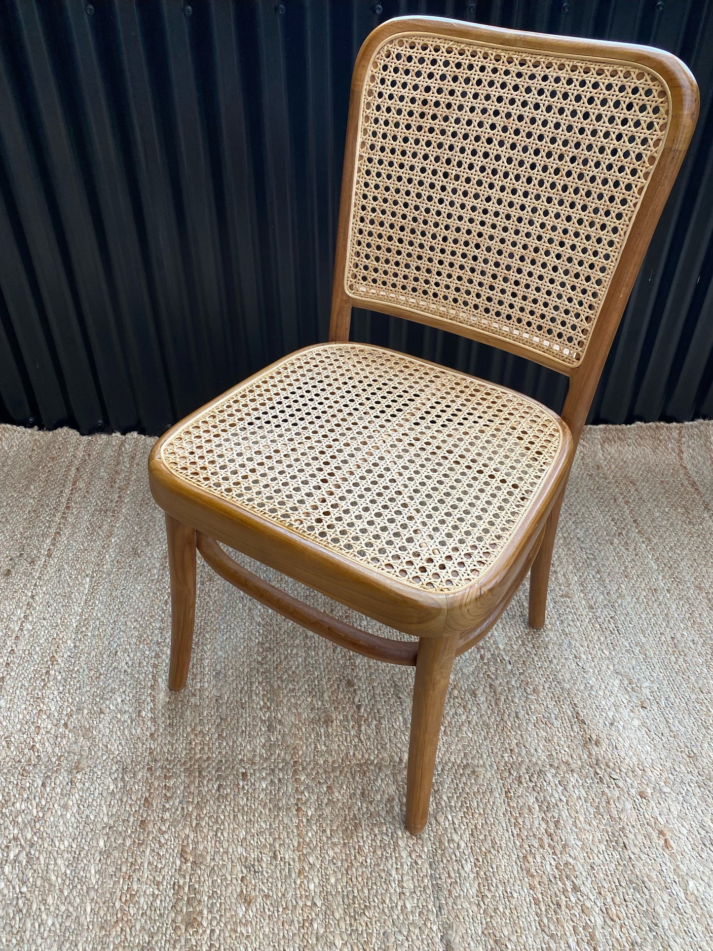 Oval Dining Chair Natural Rattan