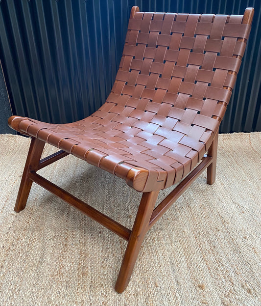 Pidie Teak Dark Brown Strap Cognac