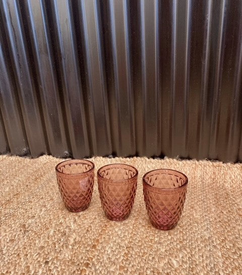 Zahara Tumbler Glasses - Pink