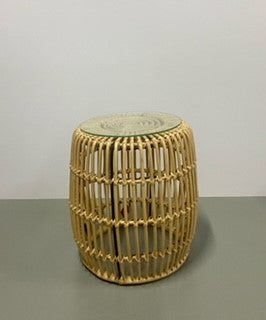 Rattan Coffee Table with Glass