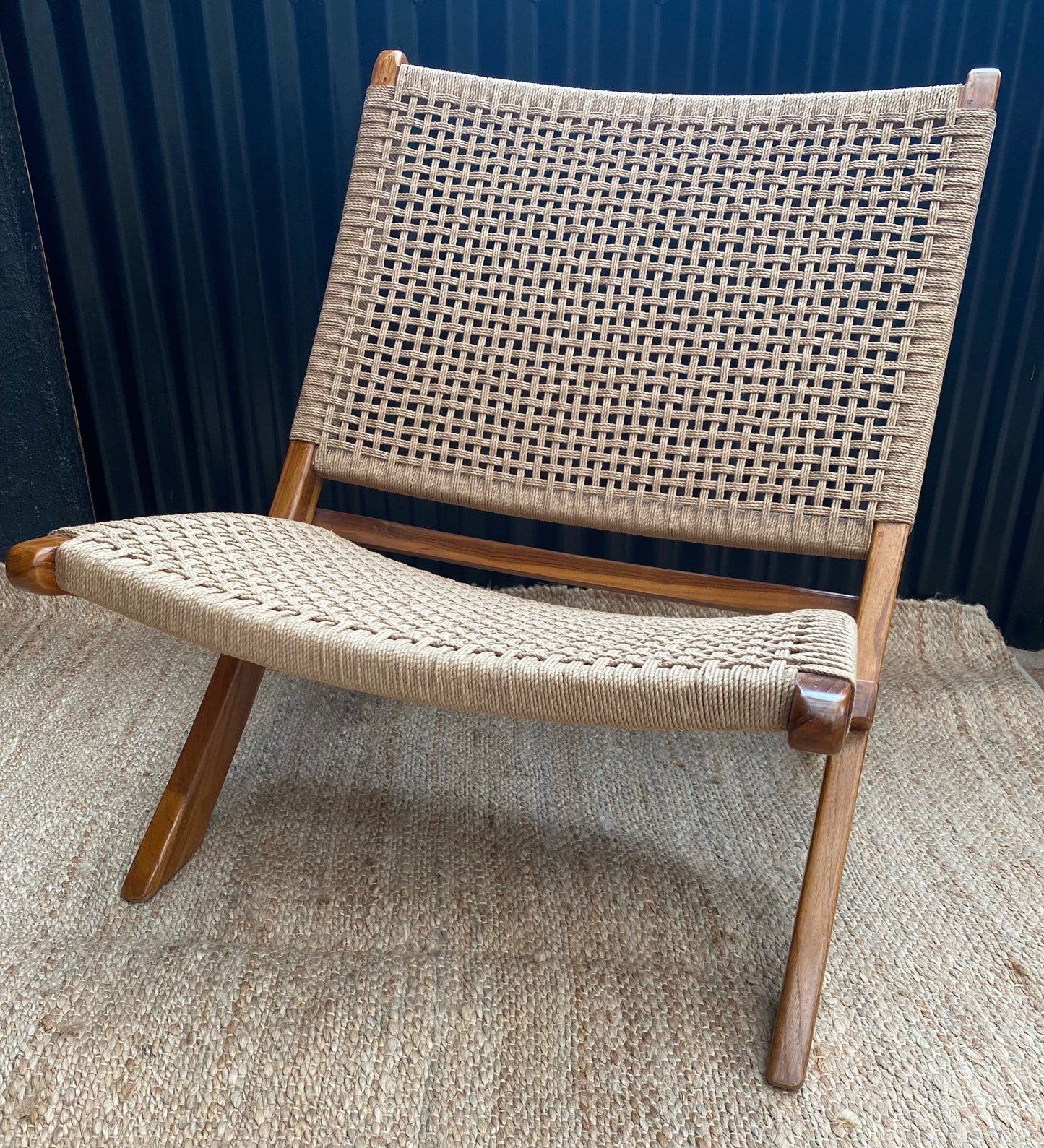 Singkawang Teak Natural Woven Origin