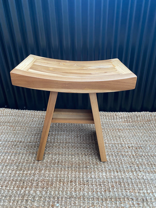 Yianni Teak Stool Natural 45cm