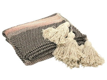 Zaphyr Cotton Throw Beige