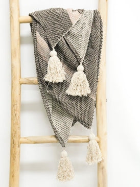 Zaphyr Cotton Throw Beige