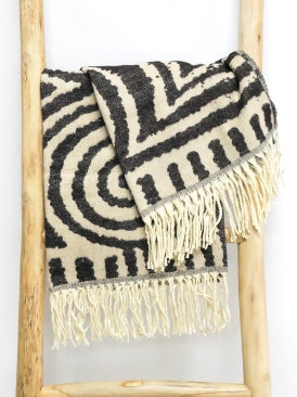Zulu Cotton Slub Jacquard Throw